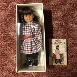 American Girl Mini Samantha Doll & Book, Retired